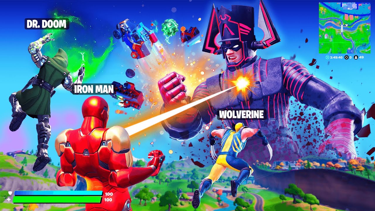 Was passiert wenn man ALLE Fortnite BOSSE zu GALACTUS bringt..?