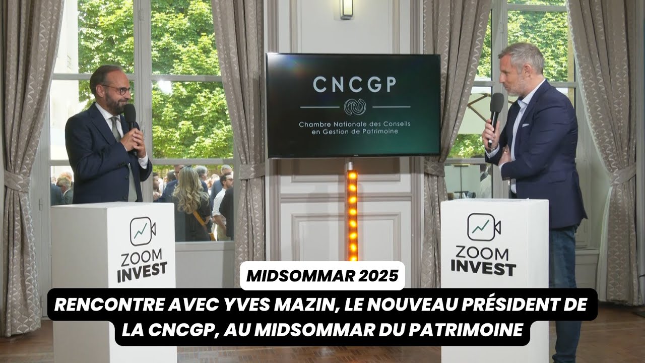 Rencontre avec Yves Mazin, le nouveau Pr&eacute;sident de la CNCGP lors du Midsommar du Patrimoine !
