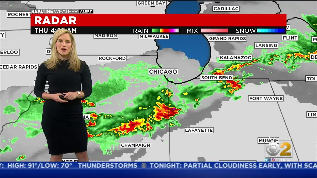 Severe Thunderstorm Warnings In Effect Thursday Morning