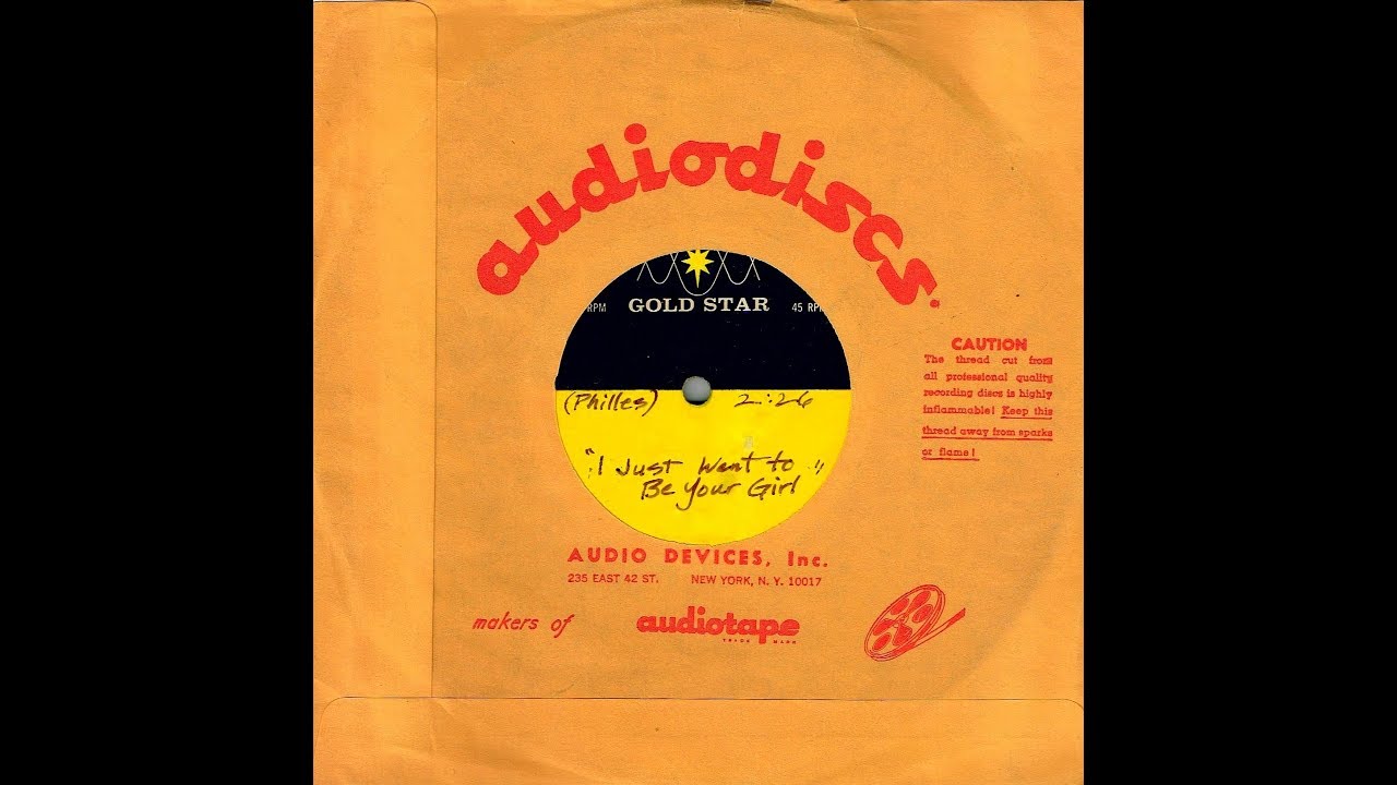 Bonnie - I JUST WANT TO BE YOUR GIRL (Gold Star Studio)  (1965)