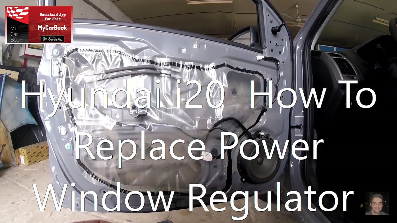 Hyundai i20 How To Replace Power Window Regulator