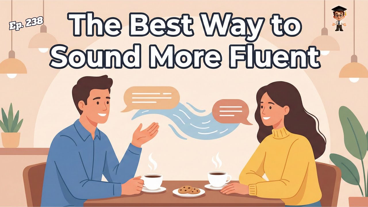 The Best Way to Sound More Fluent | Easy English for Beginners | English Podcast