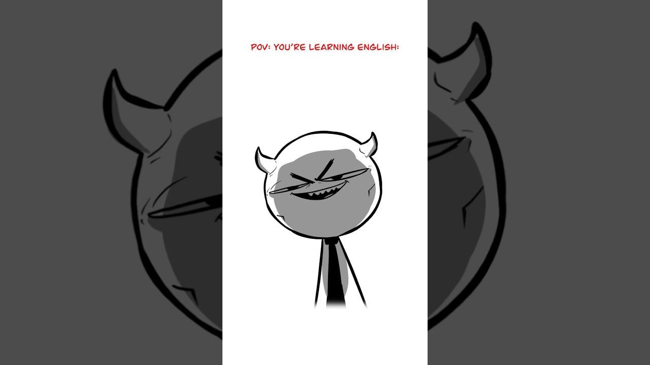 Learning English 😳 (Animation Meme) #shorts