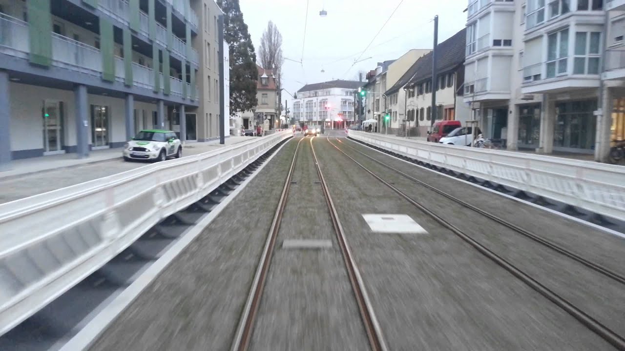 Freiburg im Breisgau Tram / Streetcar / Трамвай / Straßenbahn Verlängerung nach Gundelfingen