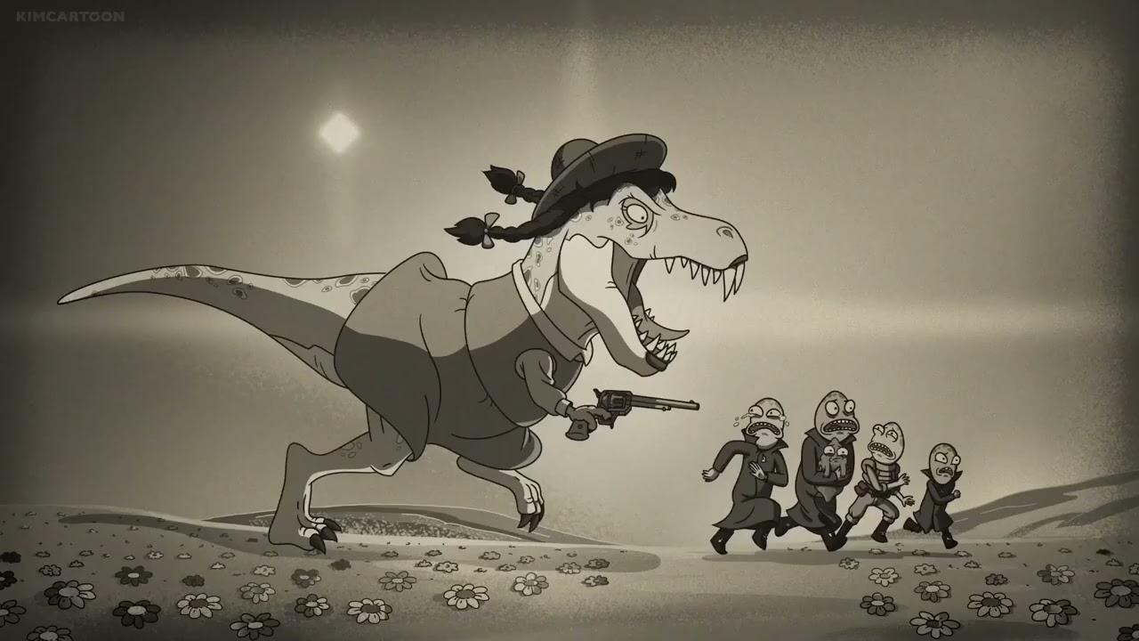 Solar Opposites T-Rex team death slideshow
