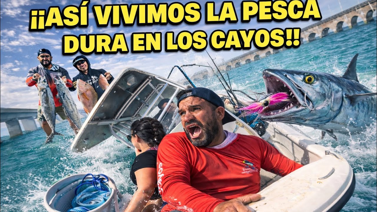 “Así Se Vive la Pesca Dura en los Cayos”#floridakeys 