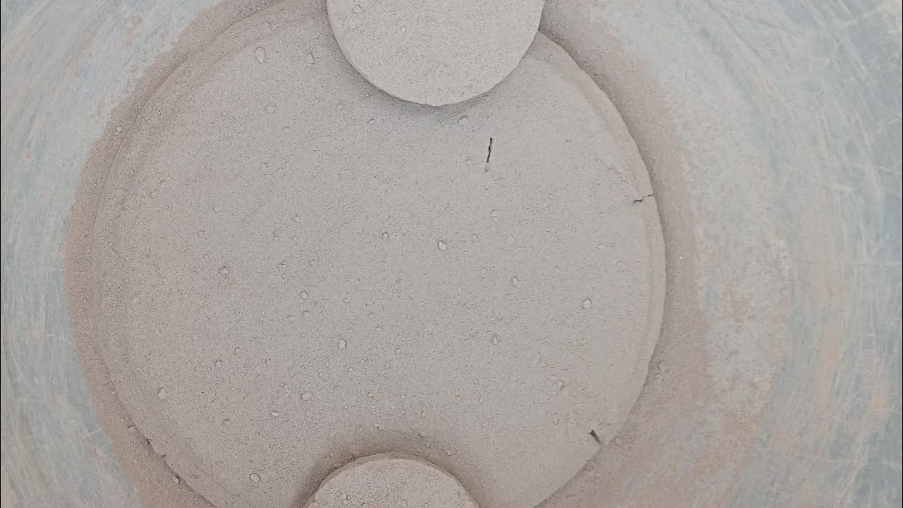 #ASMR Crunchy pureCements circle shape blocks dry+water  fast dusty bomastic👌 sosatisfying #Crumble 