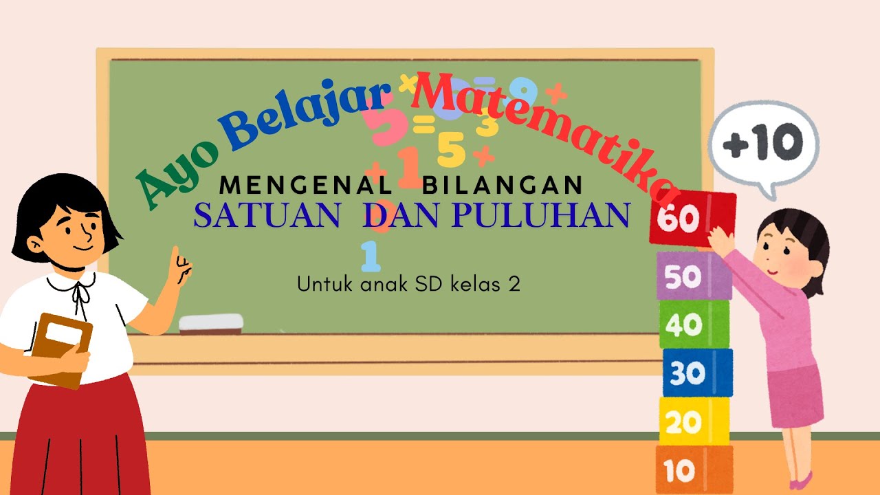 Matematika Dasar SD Kelas 2 | TRIK CEPAT PAHAM - Mengenal Bilangan Satuan Dan Puluhan