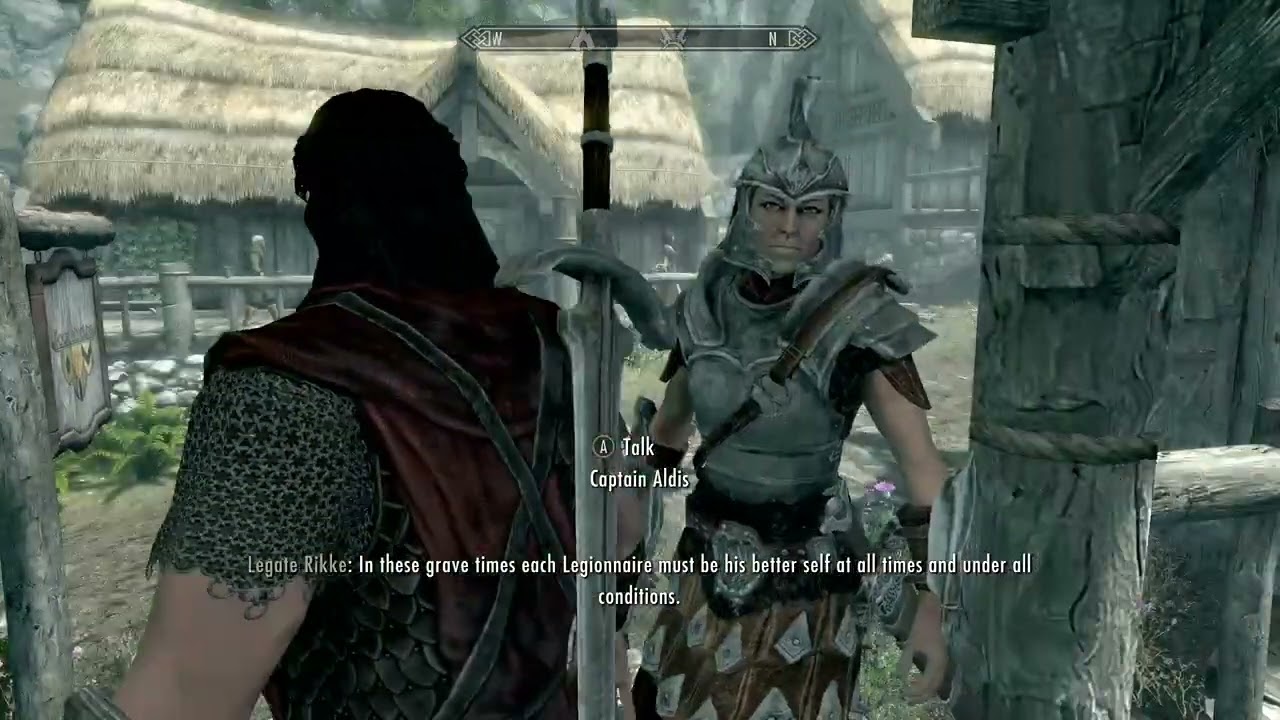 Skyrim. Return to helgen. In the service of the emperor part 2