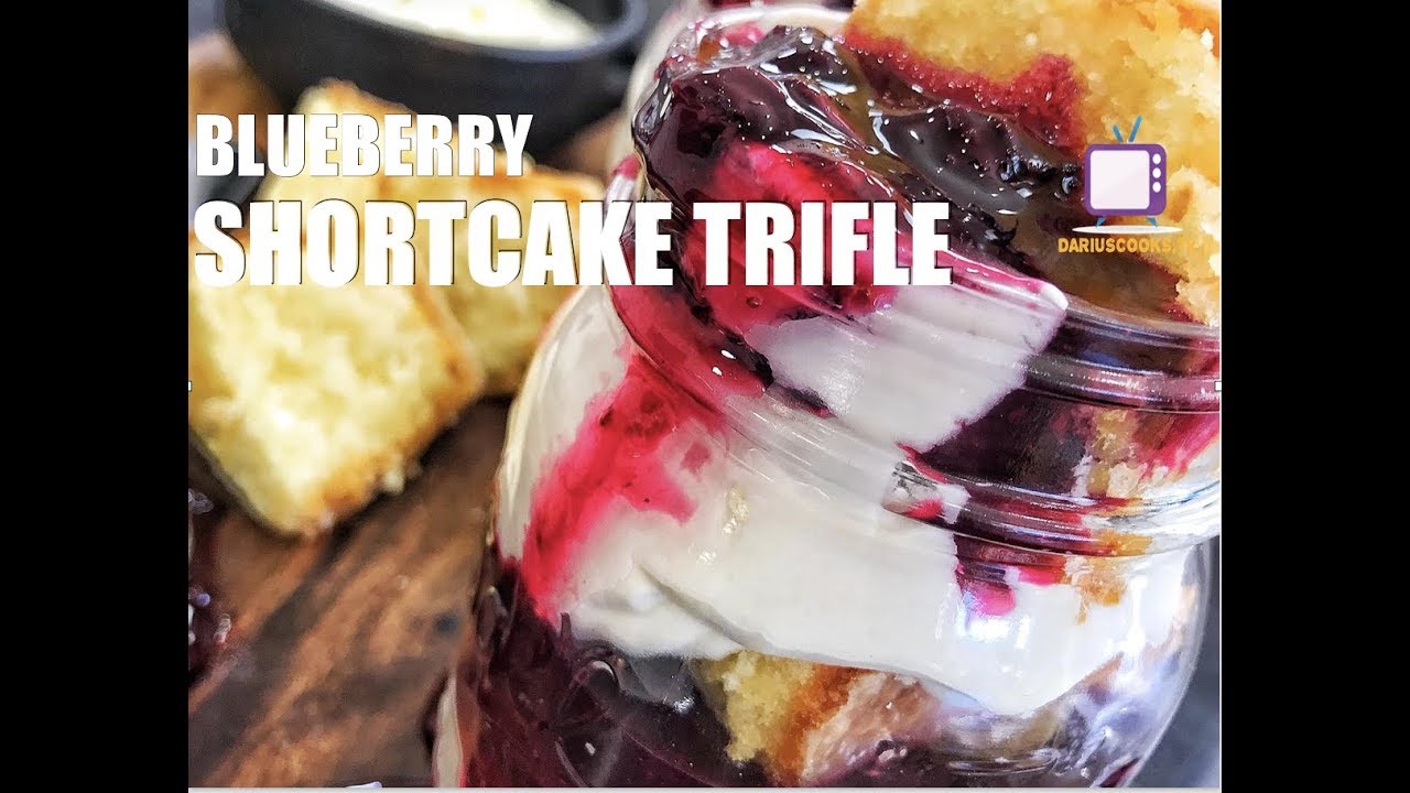 Blueberry Shortcake Trifle
