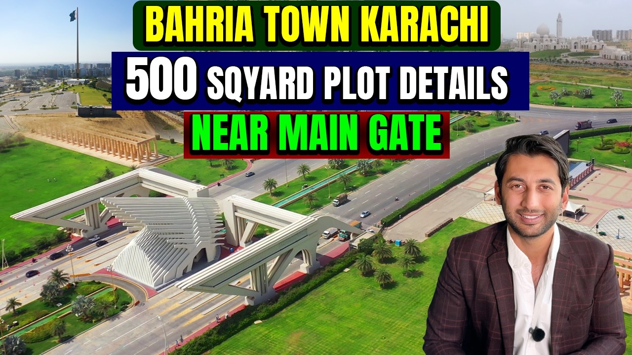 3 Area To Build Your Home || 500 Sqyard Plot Near Main Gate | Bahria Town Karachi | P4 , Hills , P17
