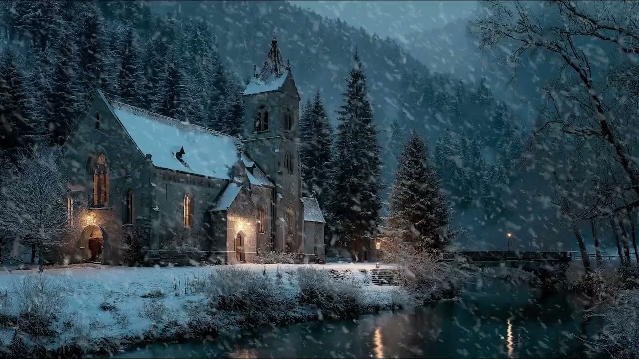 Relaxing Snowstorm Ambience with Natural Wind and Snowfall Sounds for Sleep, Focus and Tranquility