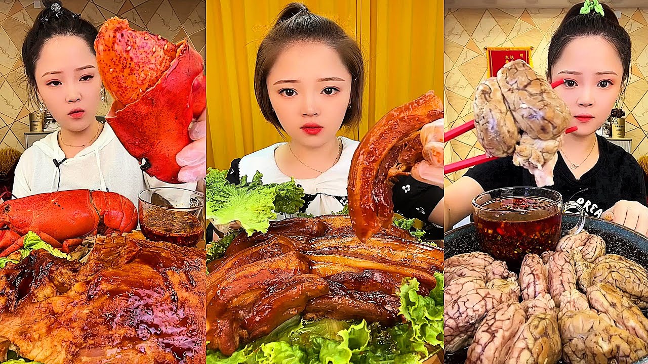 Real Mukbang :) spicy Pork Bellly Soothing Sounds While Enjoying Delicious 먹방 모음이 팅쇼 리얼 사운드 #944