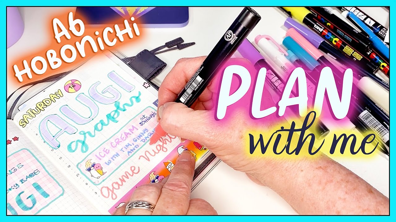 Plan With Me - A6 Hobonichi Daily | Summer Shenanigans Double Feature 😎