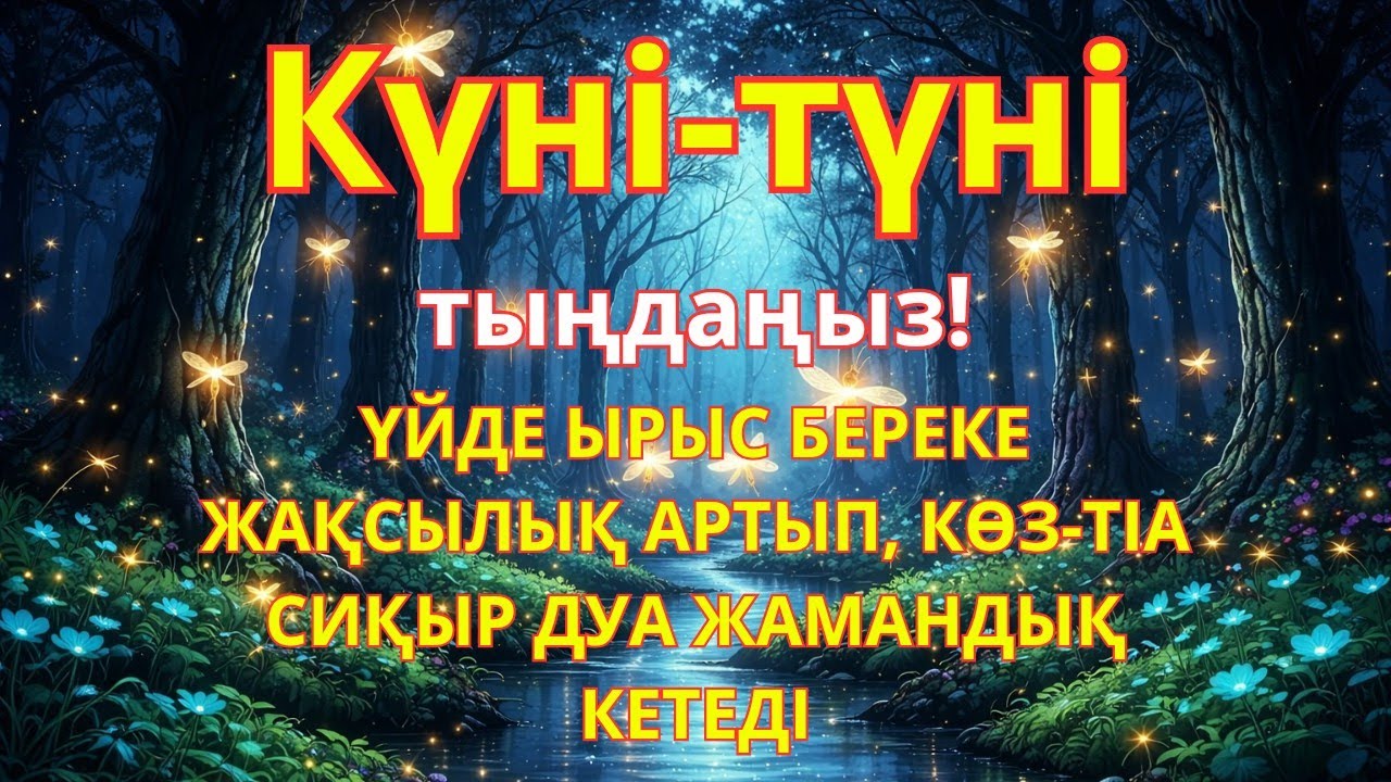 🕌 Үйде ырыс-береке жақсылық орнайды, көз-тіл жамандық сиқыр кетеді 🕌 күмәнжоқ 🤲 #дұға