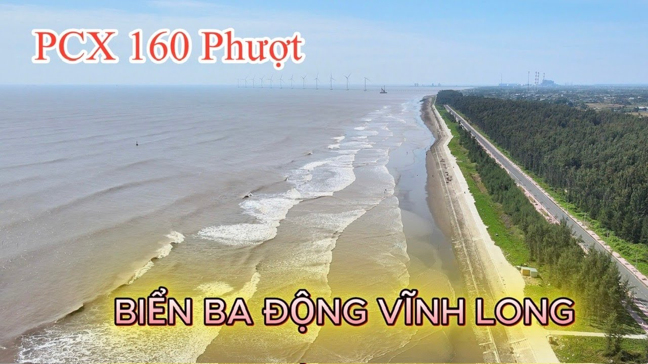 Chạy PCX 160 khám phá Biển Ba Động Trà Vinh | Cung đường đẹp – Không khí biển mát lạnh | MrDamvlog