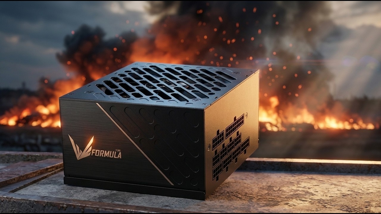 Обзор дешёвого блока питания 650W с видеокартой RTX 5070 Ti | Обзор Formula V Line FV-650GM
