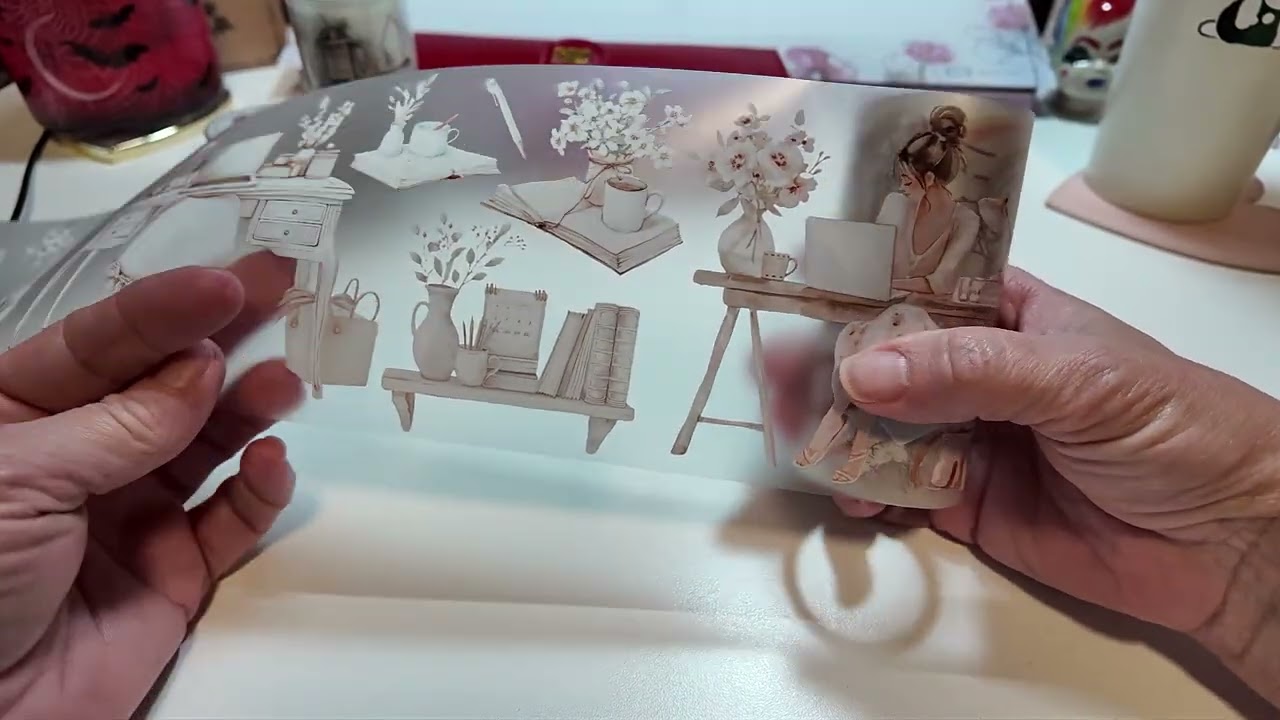 Unboxing of my new PET tape and journal page set up 
