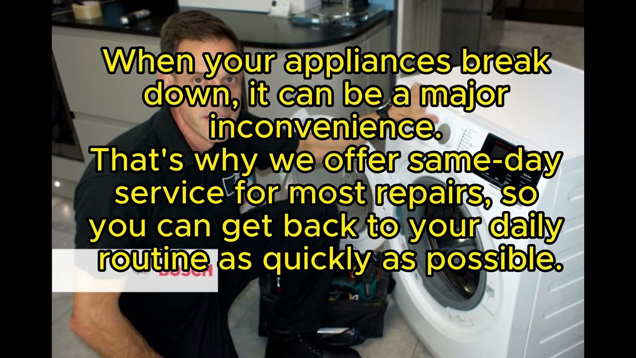 Bosch Appliance Repair in Dallas Texas 972-842-4217