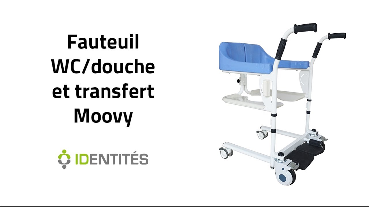 FAUTEUIL WC/DOUCHE ET TRANSFERT MOOVY / REF : 822011 / IDENTITES