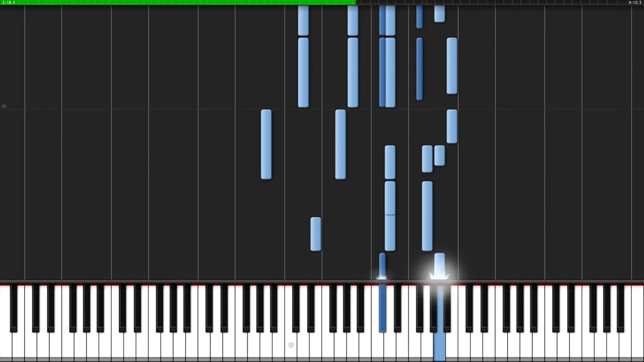 Nagisa ~ Saka no Shita no Wakare Warm Piano Arrange   Clannad Piano Tutorial Synthesia