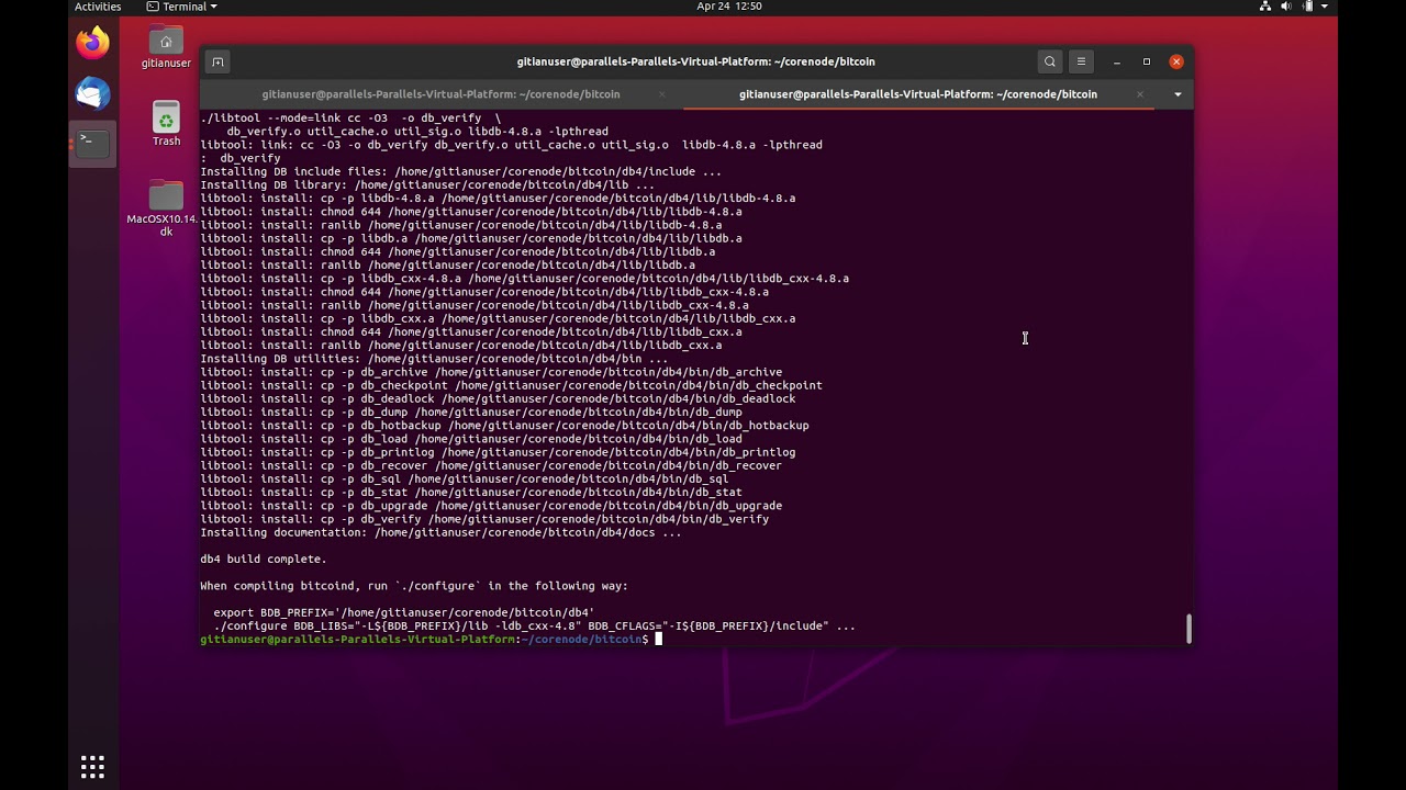 How to compile and run a Bitcoin Core full node!