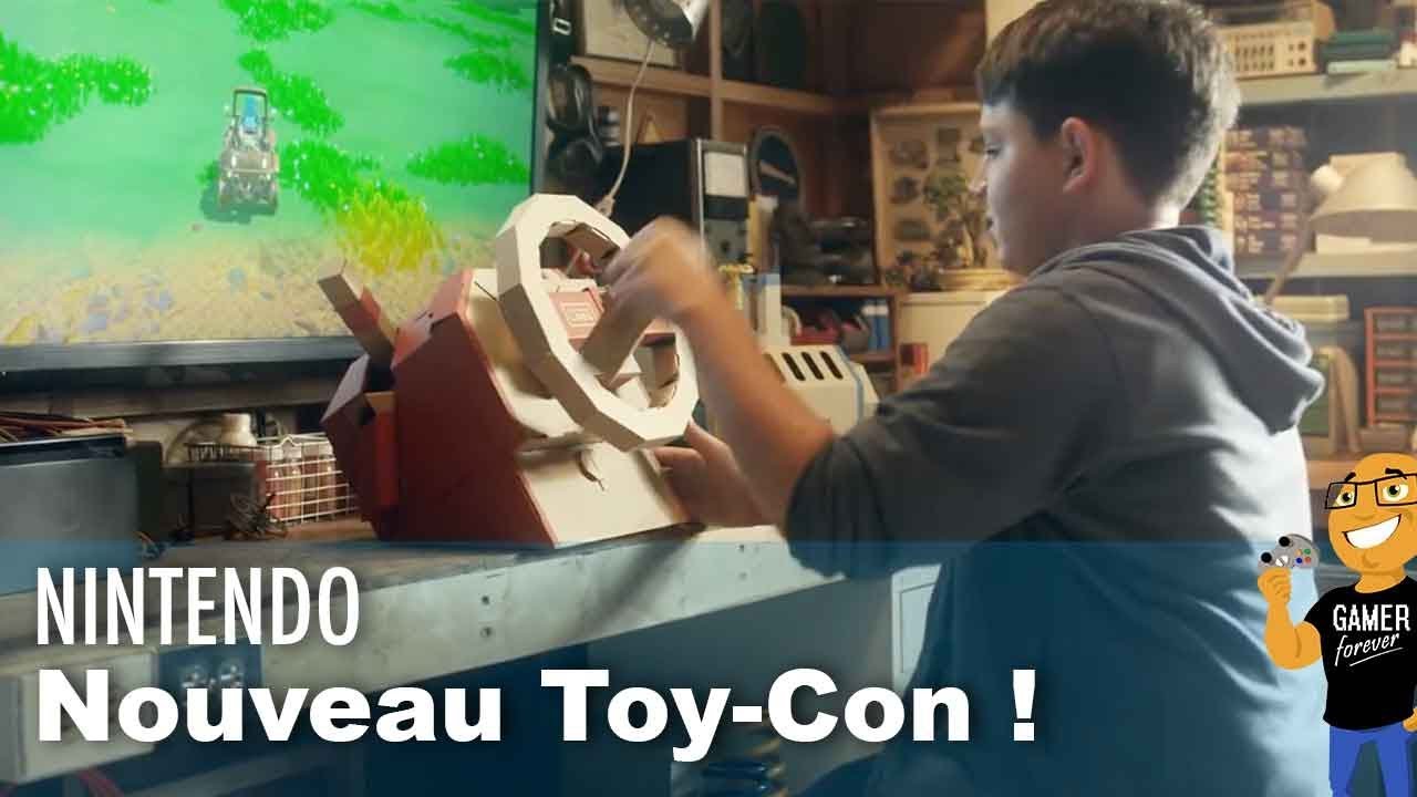 NINTENDO annonce un NOUVEAU TOY-CON v&eacute;hicules !