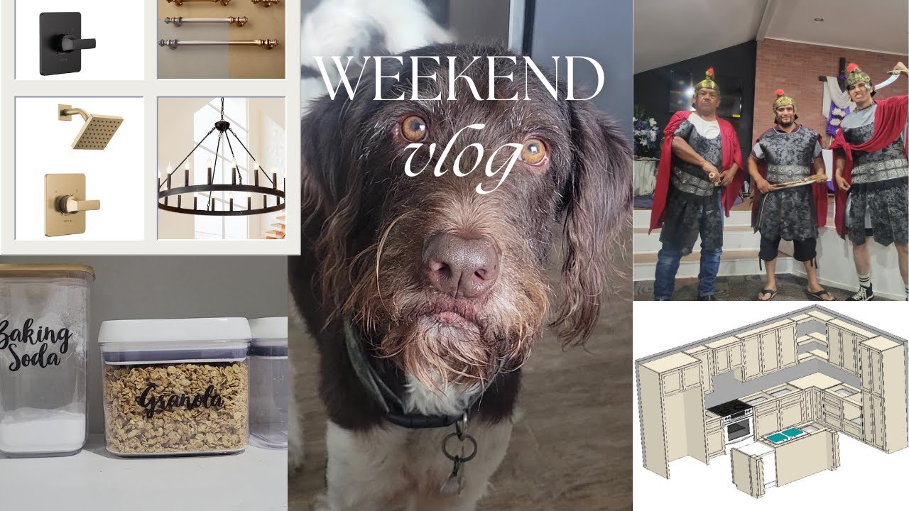 WEEKEND VLOG| FINISHES FOR NEW HOUSE| PANTRY TOUR