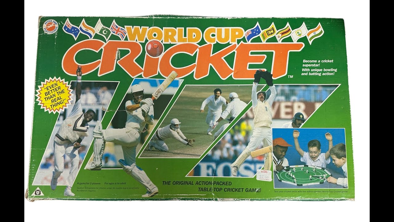 1993 World Cup Cricket - Action Packed Table Top Cricket Game - In Original Box