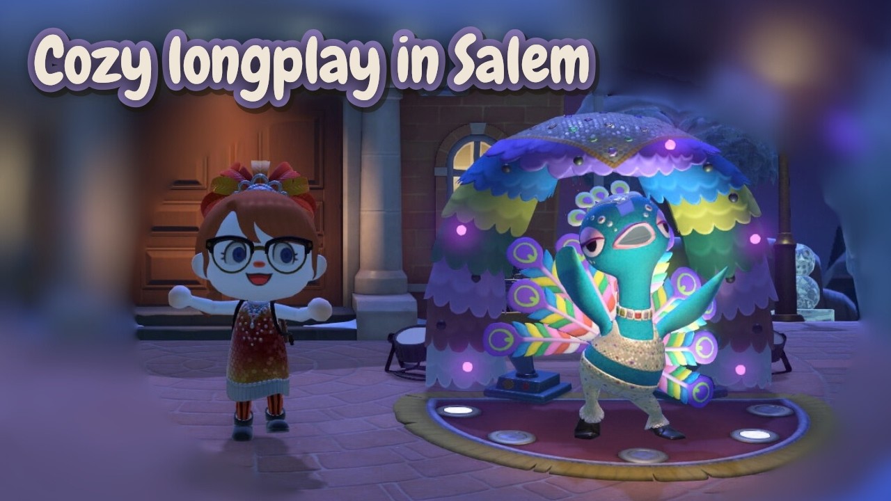 Cozy Relaxing Longplay🌙| Festivale in Salem | Animal Crossing (No Commentary)