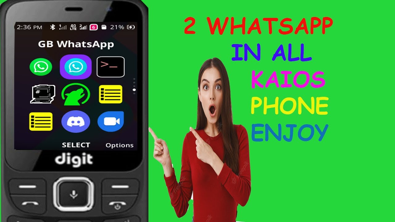2 WhatsApp  in all kaios phone enjoy