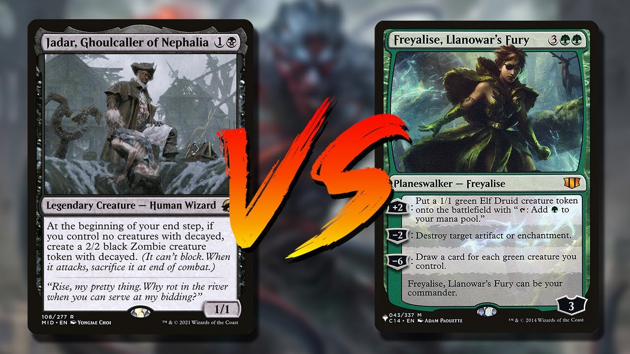 MTG Commander Gameplay 1v1 | Jadar Ghoulcaller of Nephalia | tribalkai