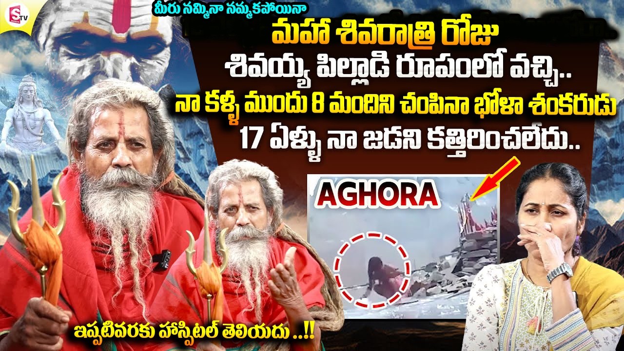 Narasimhagiri Swamiji about Aghora | Secrete Behind Aghora's Hair Style | Maha Shivaratri || SumanTV