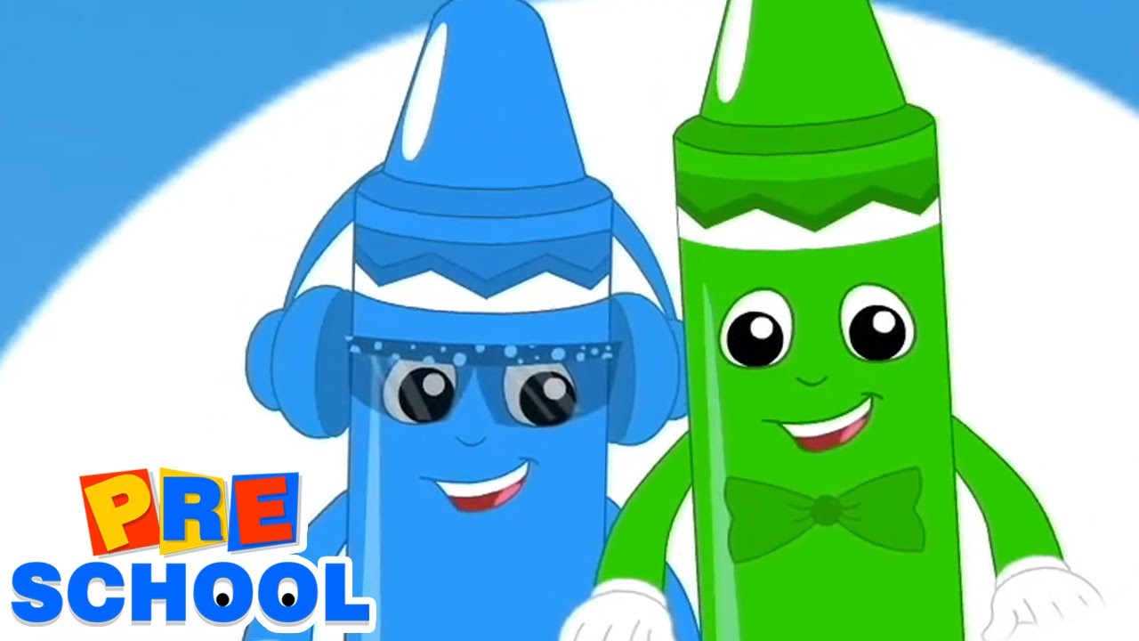 Pastelli colori canzone | Filastrocche in italiano | Cartoni animati | Musica per bambini