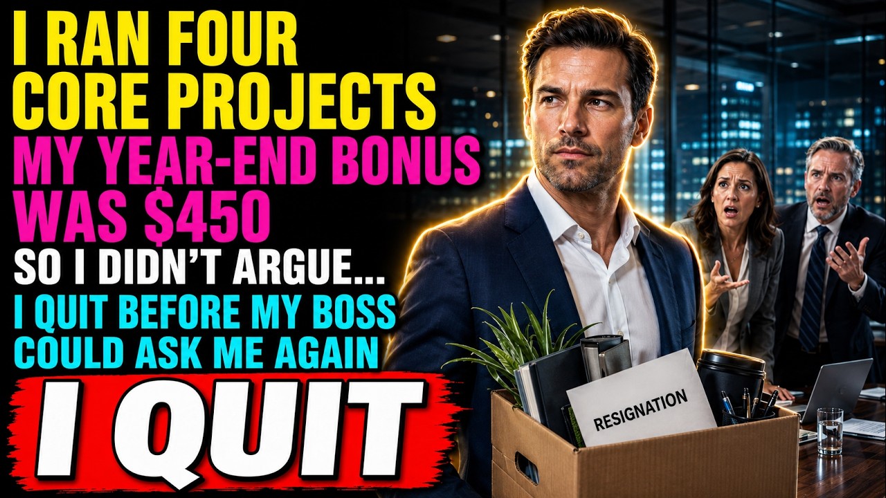 I Ran Four Core Projects. My Year-End Bonus Was $450&mdash;So I Quit