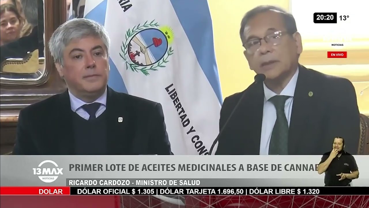 Primer lote de aceites medicinales a base de cannabis - Ricardo Cardozo