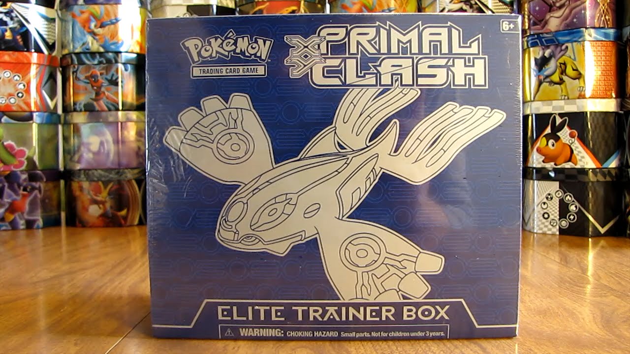 Kyogre Primal Clash Elite Trainer Box Opening