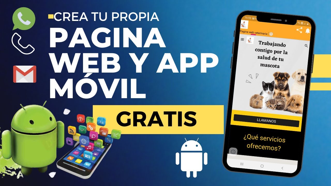 🥇Crea una  PAGINA WEB  y APP movil GRATIS con Google Sites