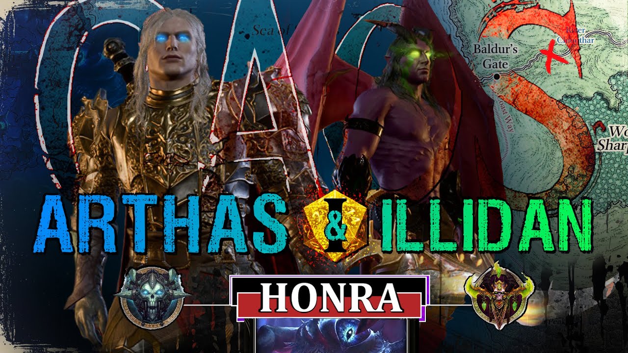 Arthas e Illidan causam o Caos em Faerûn - Baldurs Gate 3 [ Honra ] - Ato 1 | Feat. Bravalooc