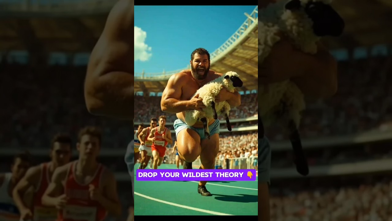 Olympic speed. Sheep edition.