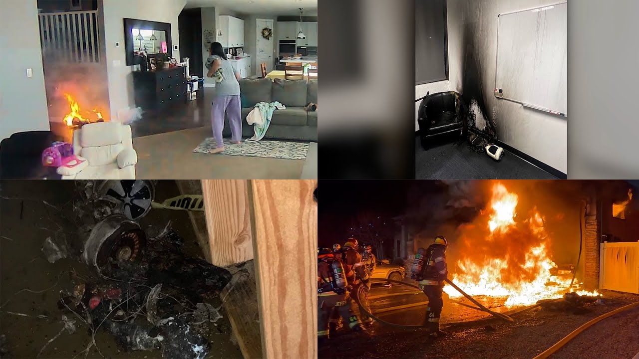 KSL TV's coverage of hoverboard and other battery-related fires throughout the years