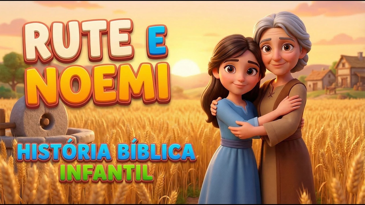 Ela Deixou Tudo Para Trás! A Coragem de Rute 🌾 História Bíblica