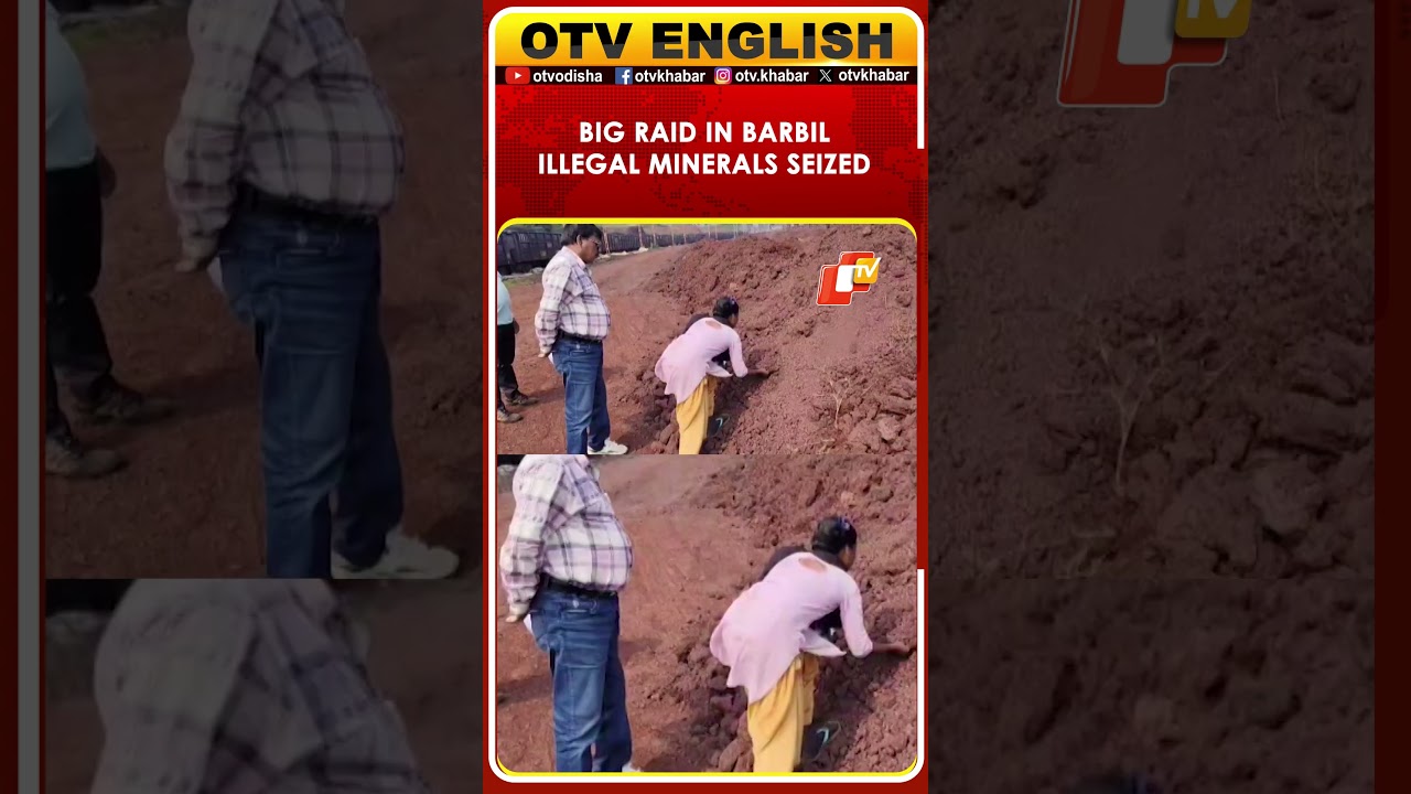 Mining Department Busts Rs 1 Crore Illegal Mineral Haul In Barbil | OTV