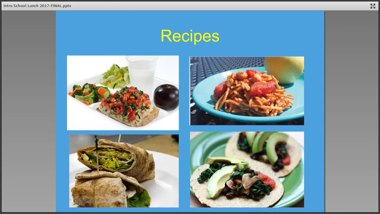 Introduction to School Lunch: Incorporating Vegan Entrees into Your School Lunch Program