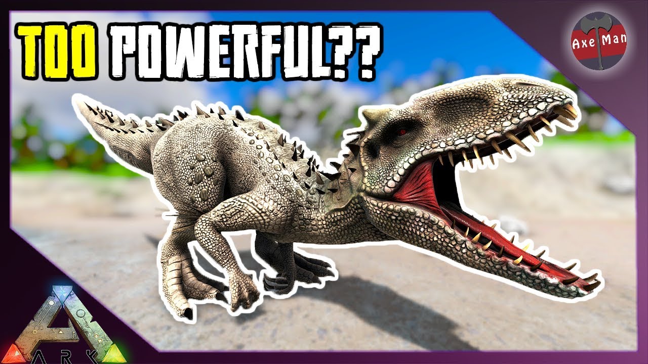 INDOMINUS REX TAMING, IS IT TOO POWERFUL?? | JURASSIC ARK | ARK SURVIVAL EVOLVED [EP28]