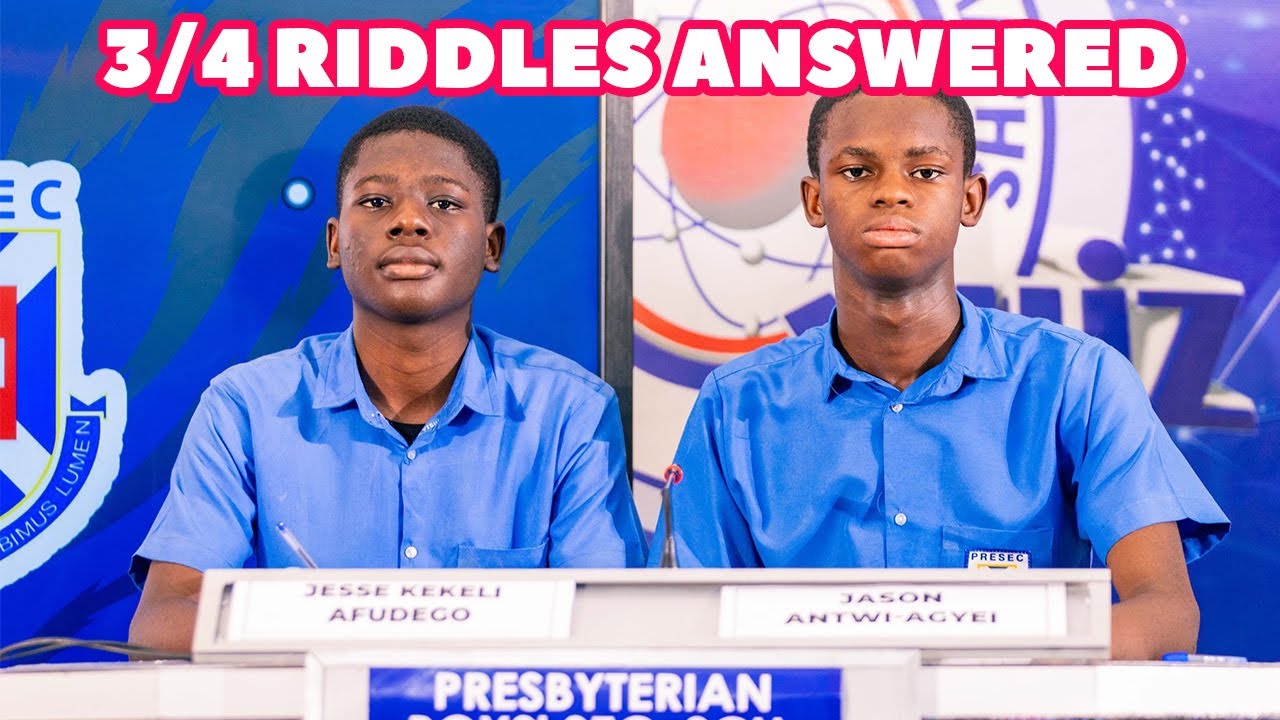 Presec ответил на 3 загадки и вышел в четвертьфинал NSMQ 2025