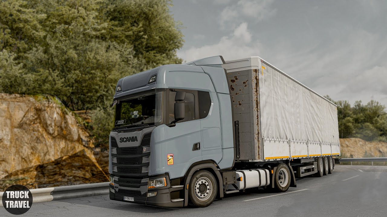 [ETS 2 1.56] Realistic Driving Scania NG 450S | PNG 1.15.4 +Reshade | POV Drive Gameplay 4K