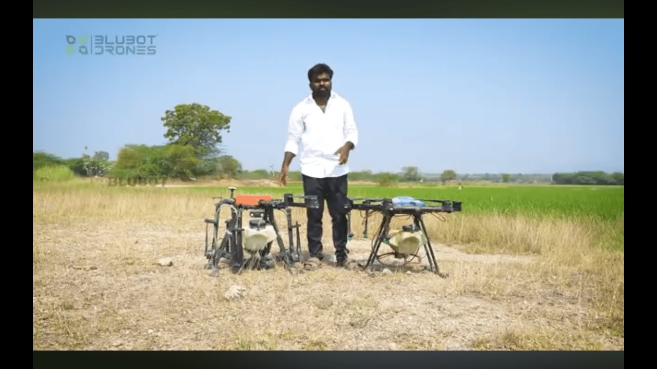 నిజమైన  రైతులు,  నిజమైన  ఫలితాలు - BLUBOT DRONES