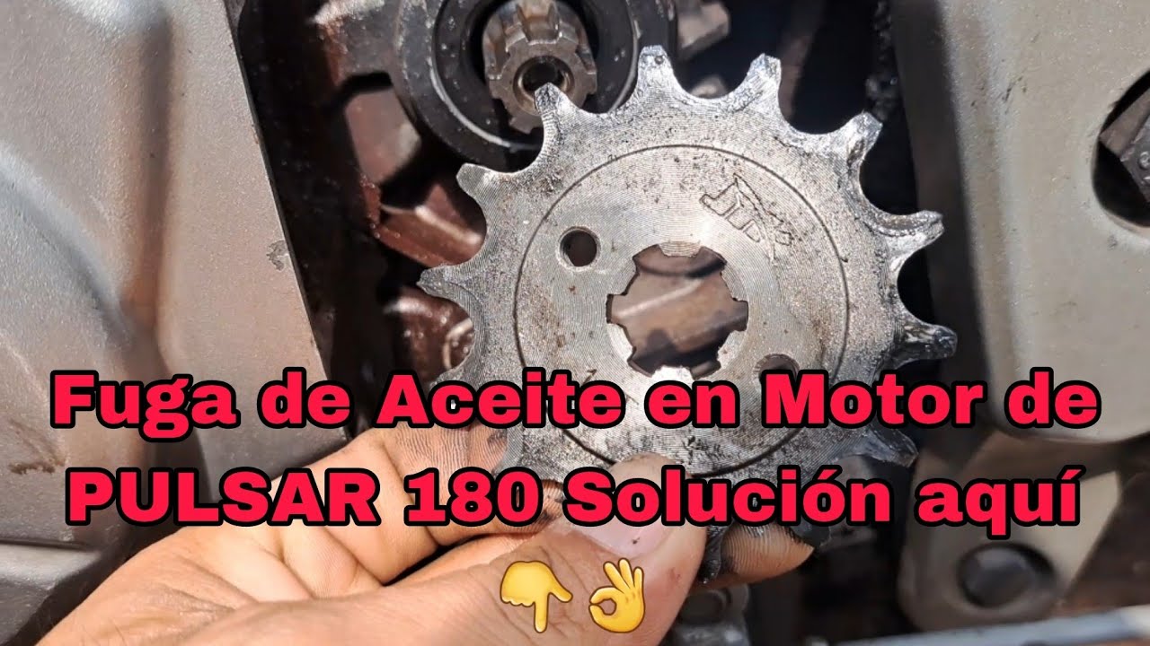 ✅️Fuga de aceite por el Sprocket delantero en PULSAR 180 Solución aquí 2024.😱