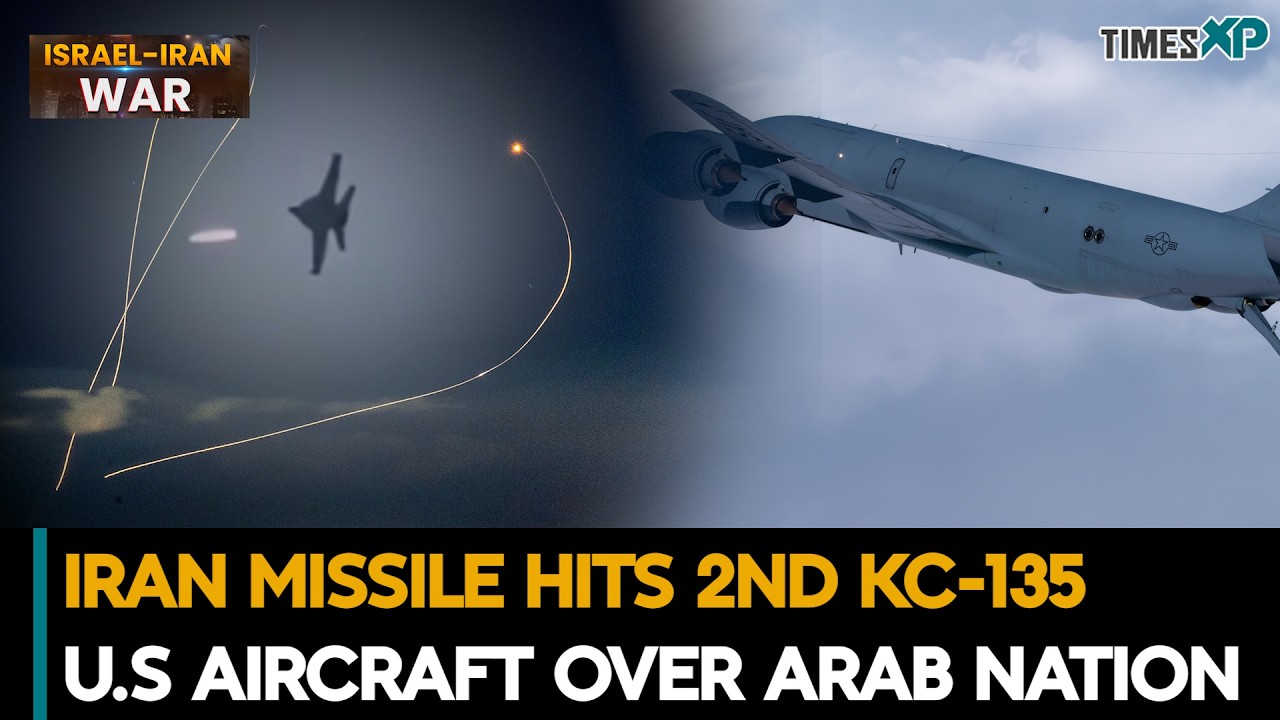 Iran Missile Hits 2nd KC-135 U S Aircraft Over Arab Nation| Iran-Israel-U.S. War